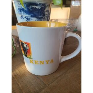 2005 Starbucks KENYA African‎ Elephant Coffee Mug Cup Collector Series 16 OZ